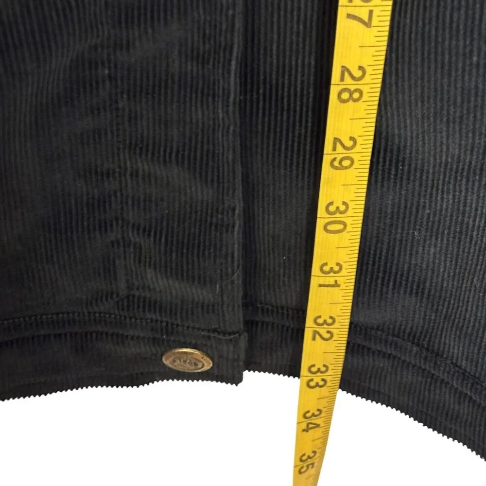 Vintage Black DonCaster Corduroy Jacket Casual/Chore/Retro Style - Picture 5 of 16